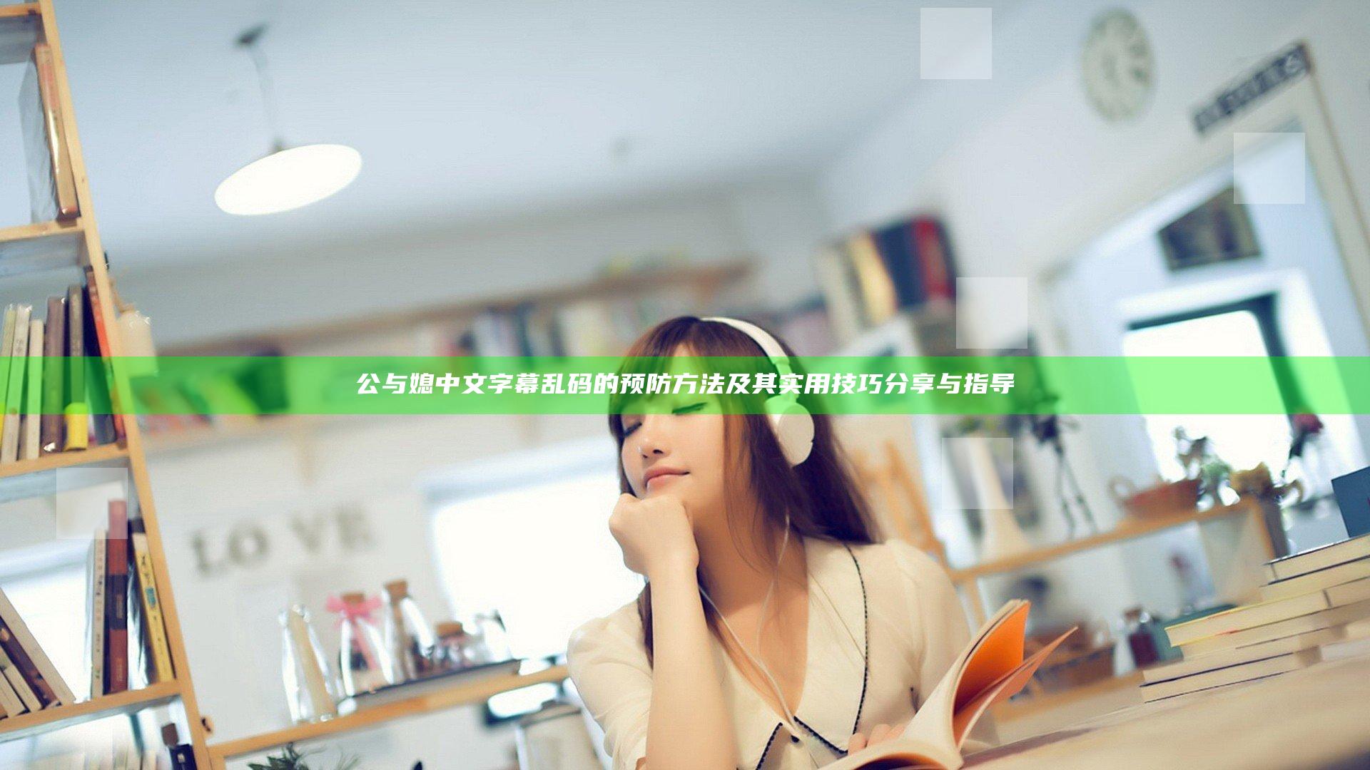 公与媳中文字幕乱码的预防方法及其实用技巧分享与指导